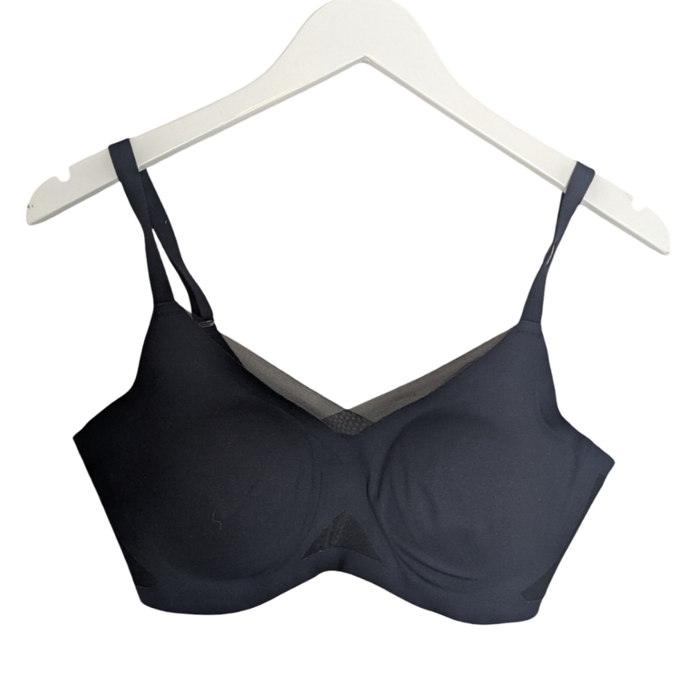 Honeylove Crossover Wireless Bra Small Midnight Black - Picture 8 of 8